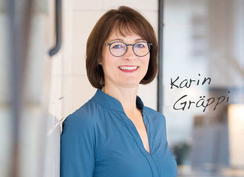 Karin Gräppi ist Expertin für Coaching und Mentoring
